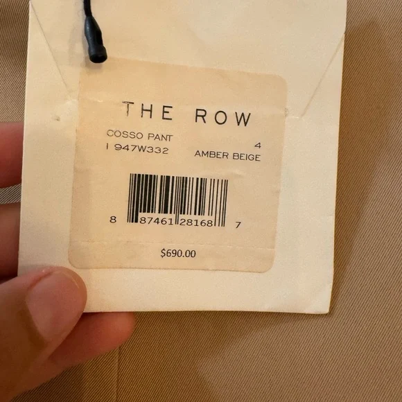 The Row Cosso Pant in Amber Beige - Picture 2 of 16